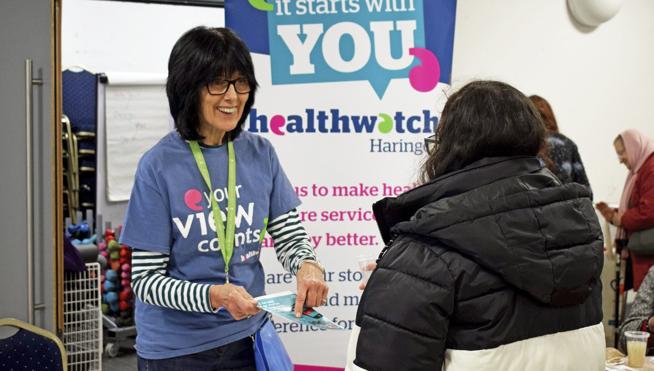 Healthwatch Haringey Stall Engagement