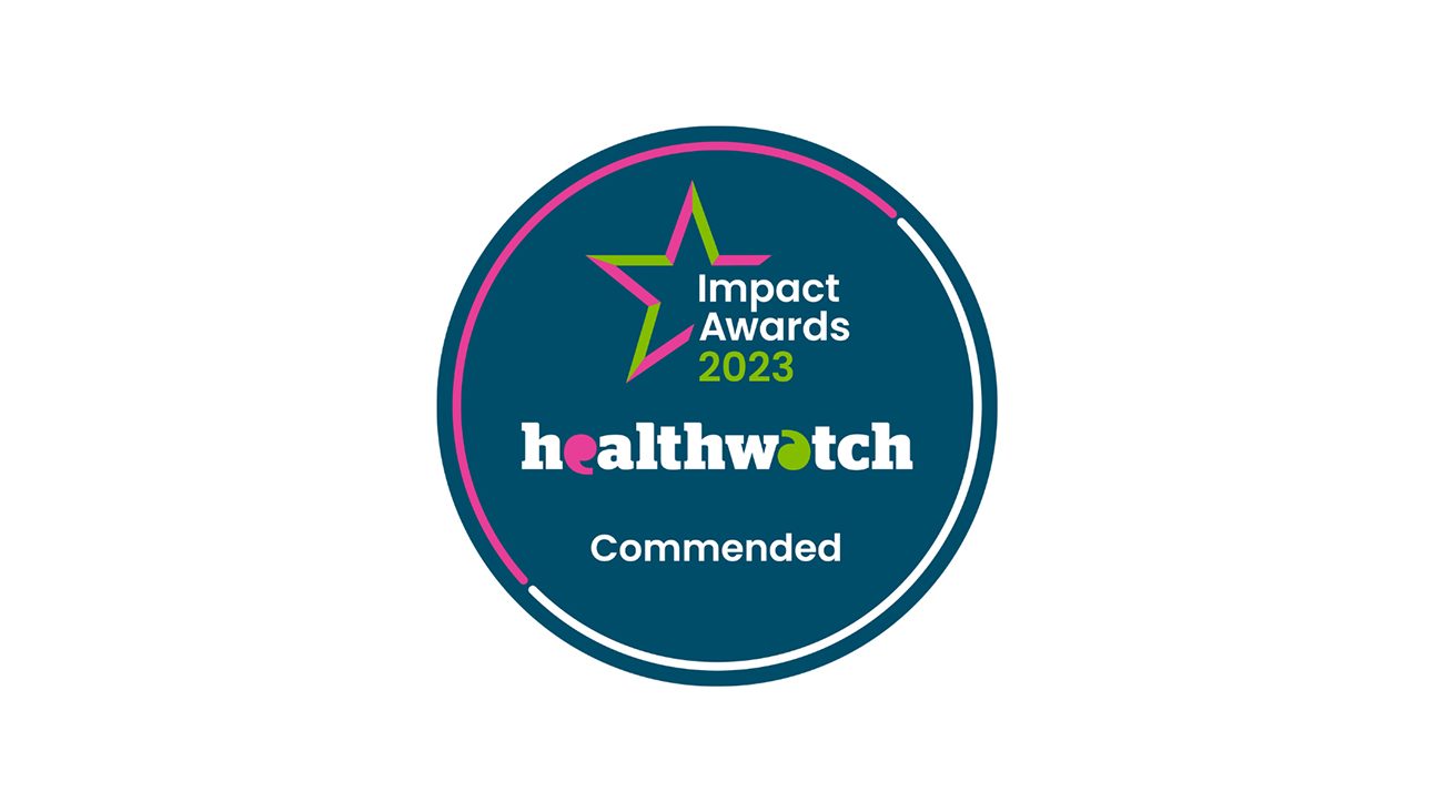 The badge for the Impact Awards 2023