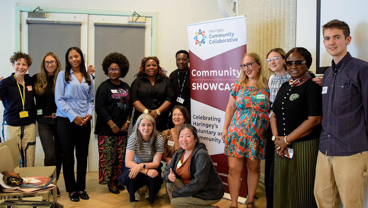 Members of Haringey Community Collaborative and recipients of the Showcase Fund prosing for a group photo